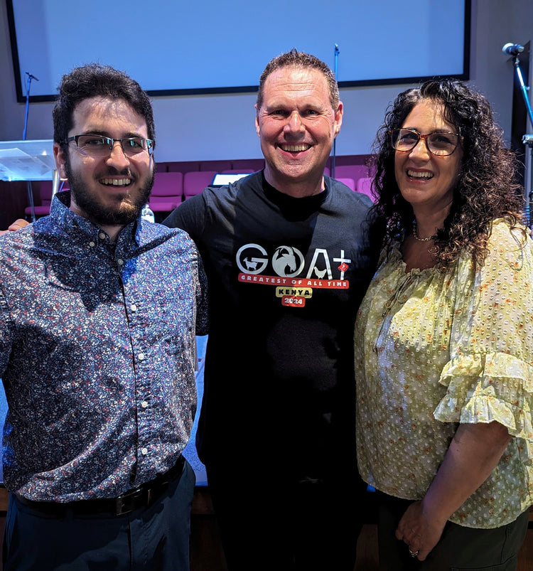 Custom church T-shirts printed for Lifepoint Community Church in DeLand FL 32724 by Qwik Tees, featuring matching designs for staff and volunteers.