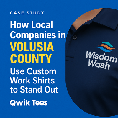 Case Study: How Local Companies in Volusia County Use Custom Work Shirts to Stand Out